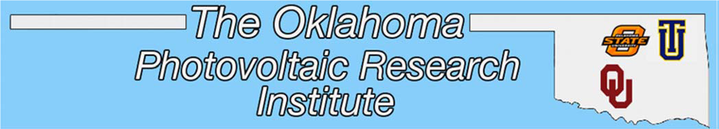 Logo for the Oklahoma Photovoltaic Research Institute
